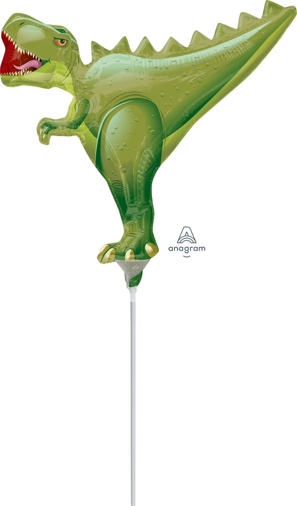 Balloon Small Foil Dinosaur T Rex 35cm Air Fill Only