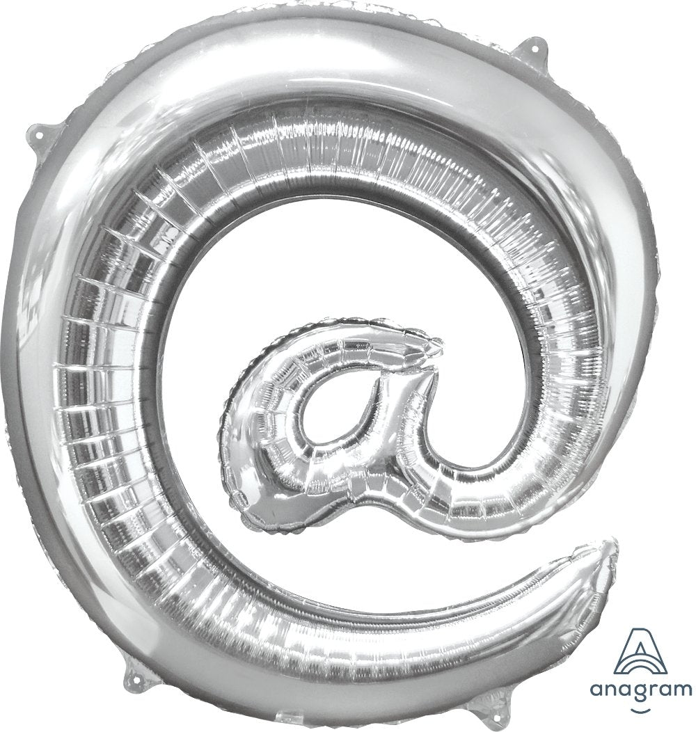 Balloon Foil Symbol @ Silver 86cm Last Chance Buy