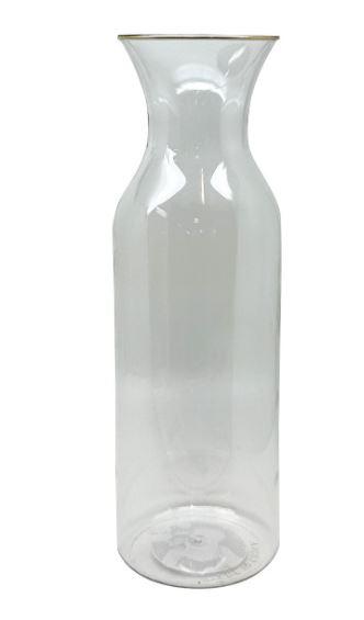 Catering Clear Reusable Plastic Jug/Carafe With Gold Rim 1.47 Litre