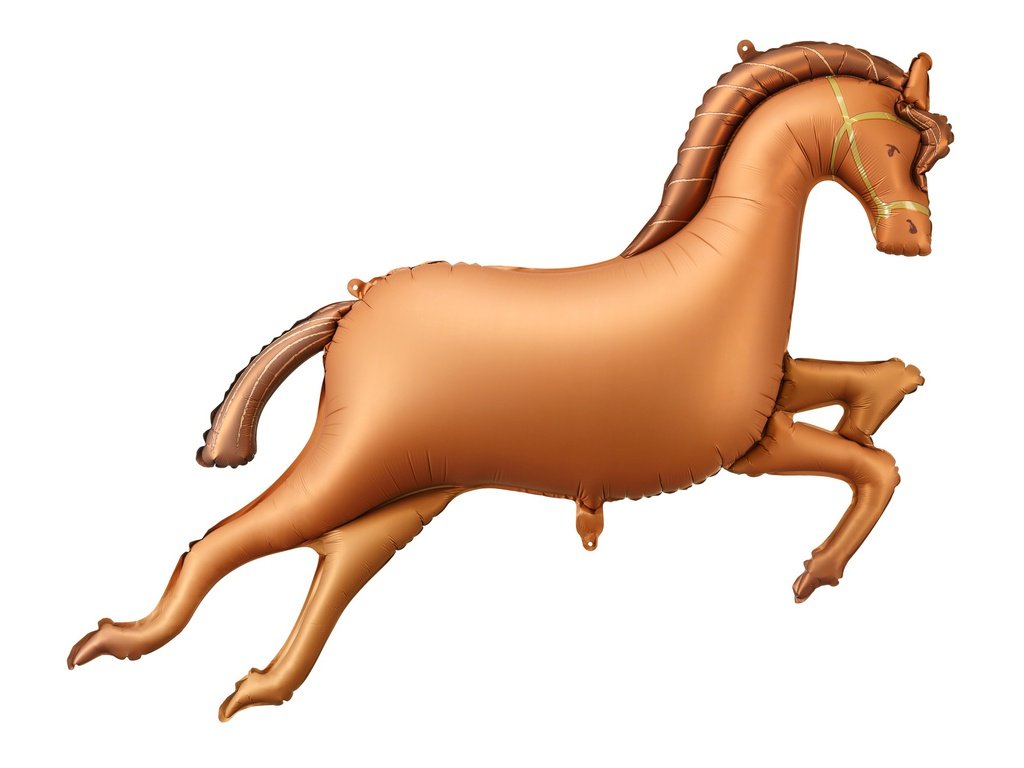 Balloon Foil Shape Horse Tan 125cm x 100cm