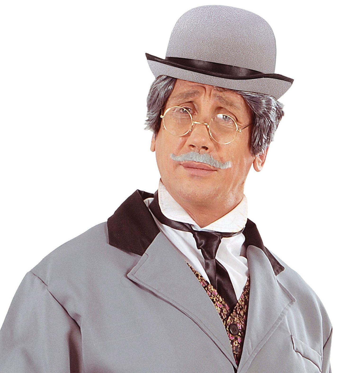 Hat Bowler Grey Felt Gentleman 1920s