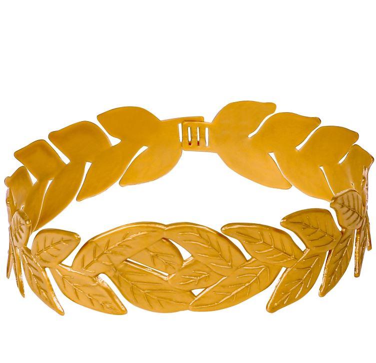 Headband Gold Roman/Greek Laurel Wreath Costume Accessory