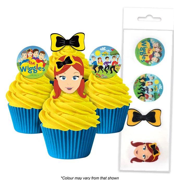 Edible Icing Wafer Topper The Wiggles Pk/16