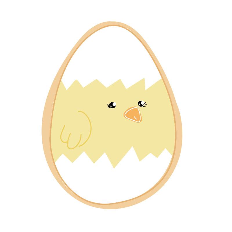 Cookie Cutter Easter Egg