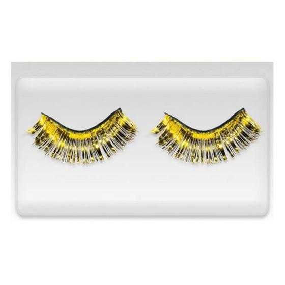 Yellow Golden Team Spirit Eyelashes