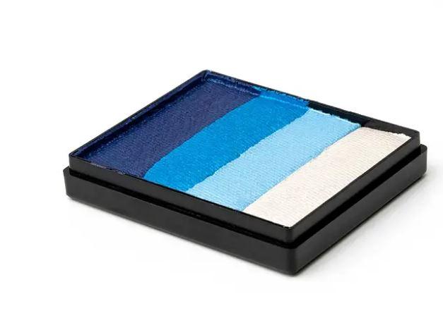 Global Elsa/Fairies Magic Blues/White Split Cake Face & Bodyart Paint 50g