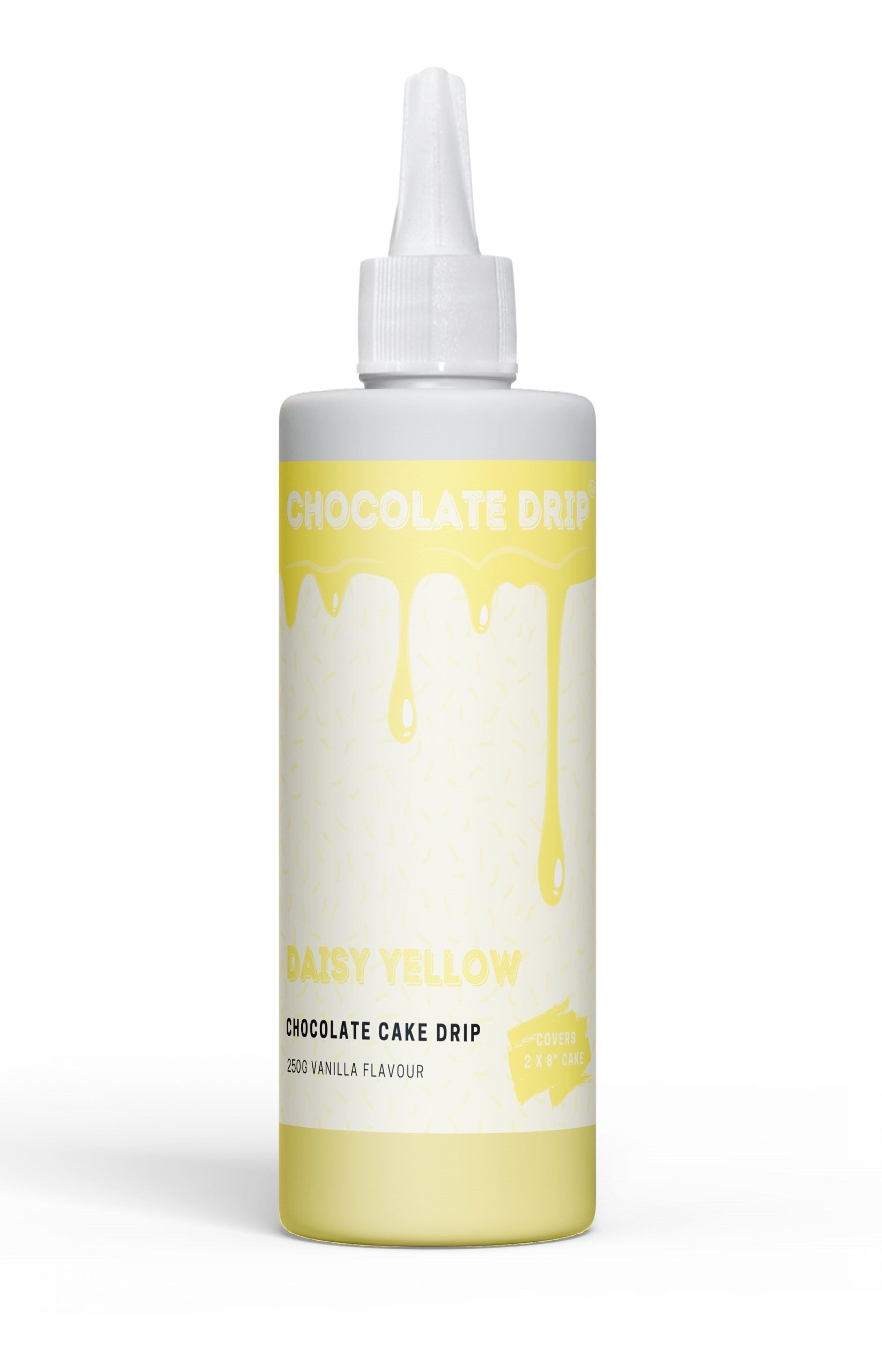 Chocolate Drip Daisy Yellow 250g Cake Decorating (Vanilla Flavour)