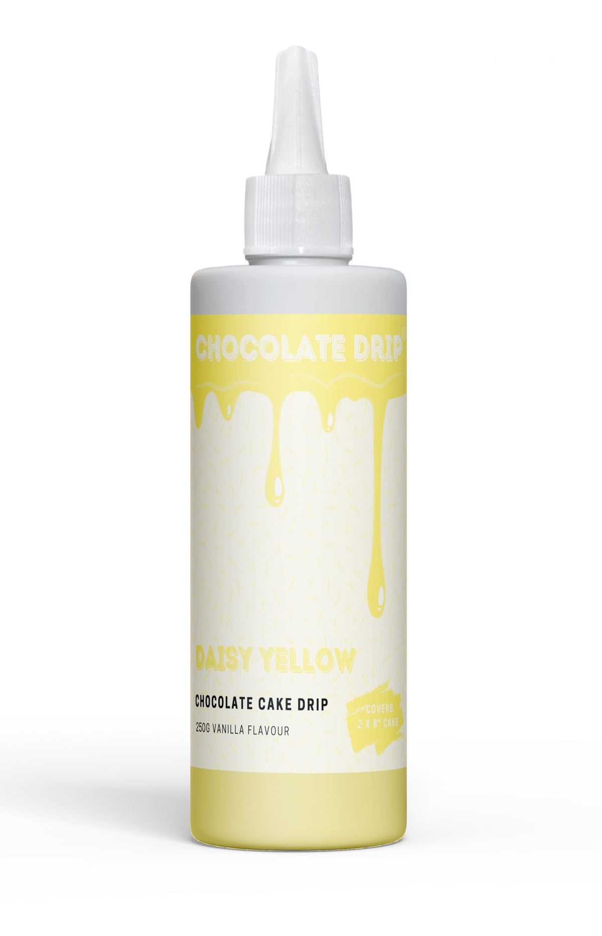Chocolate Drip Daisy Yellow 250g Cake Decorating (Vanilla Flavour)