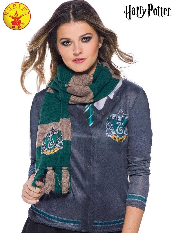 Scarf Slytherin House Deluxe One Size (Harry Potter) Costume Accessory