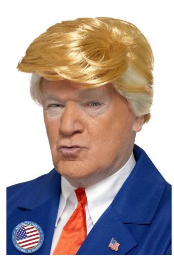Wig Orange President USA Combover