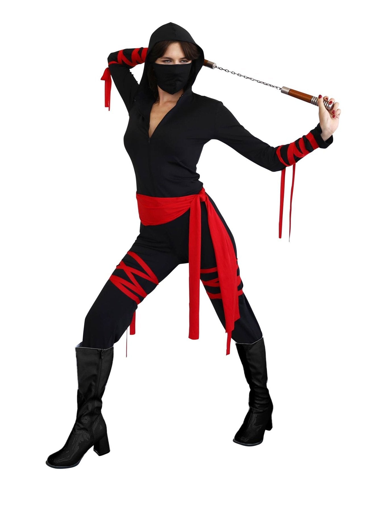 Costume Adult Masked Ninja Girl
