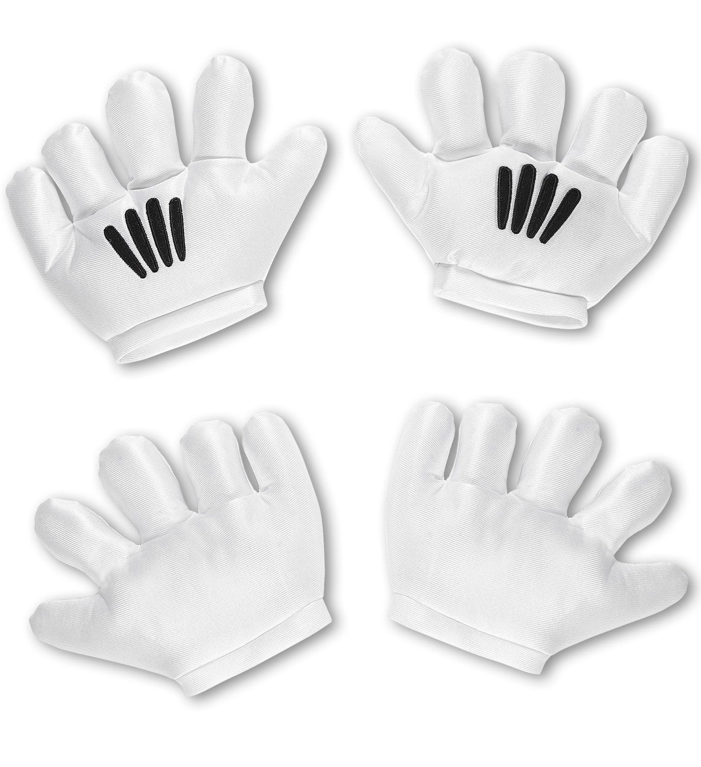 Costume Accessory Gloves White Jumbo Cartoon Character (A Pair)