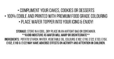 Edible Icing Wafer Topper Assorted Butterflys