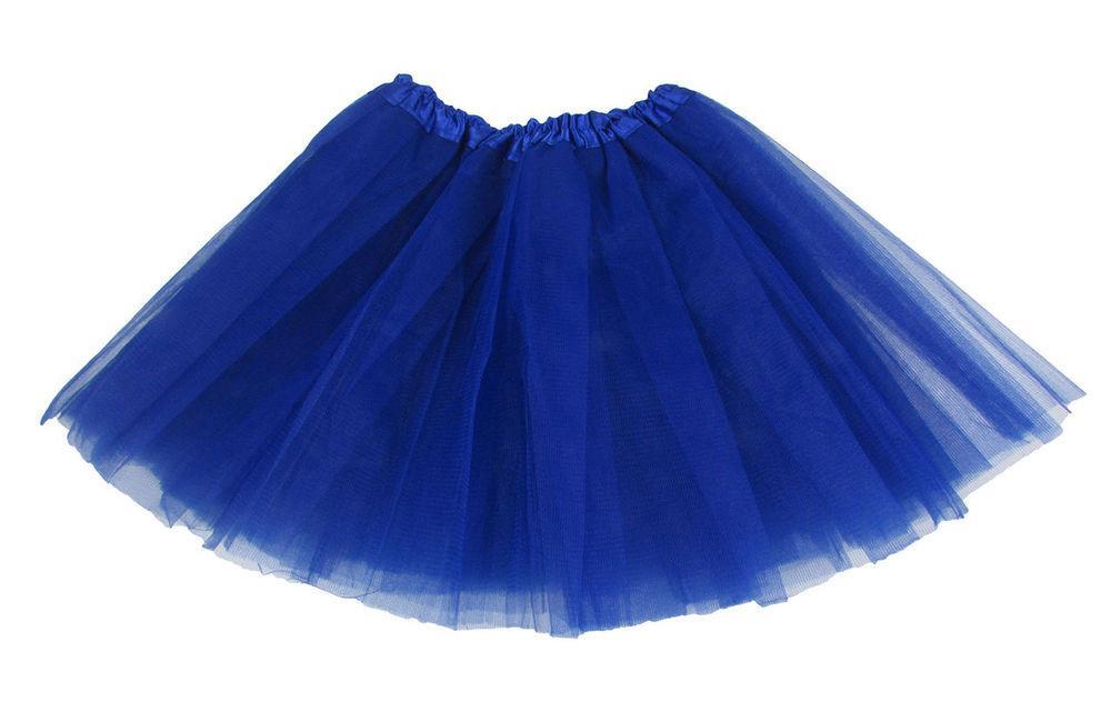 Tutu Adult Size Dark Blue 40cm 1980s Costume Accessory