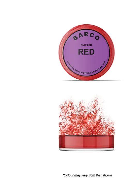 Cake Decorating Flitter Red Gliiter Dust 10ml Barco