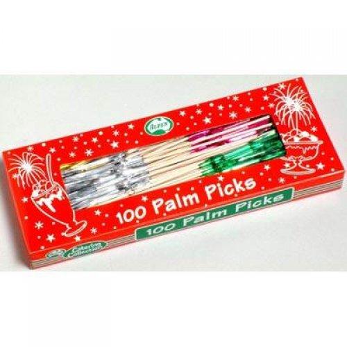 Catering Decoration Palm Picks Pk 100