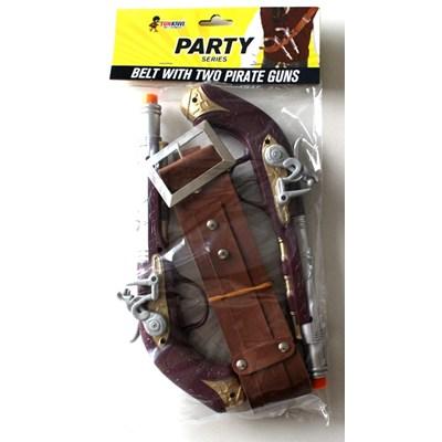 Weapon Costume Prop Pirate/Steampunk Belt with 2 Guns Novelty