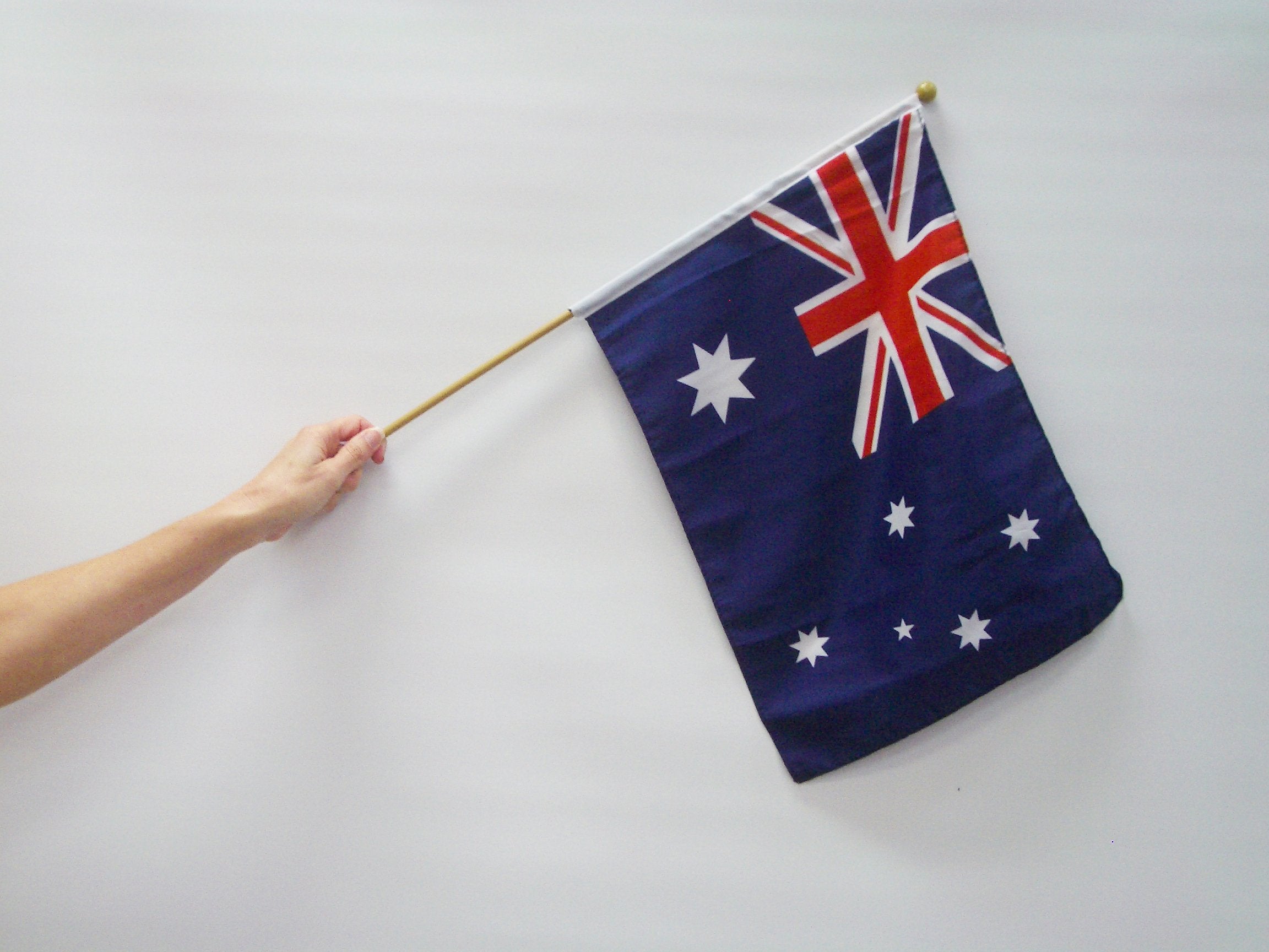 Flag Australia 30x15cm Hand Waver On A Stick