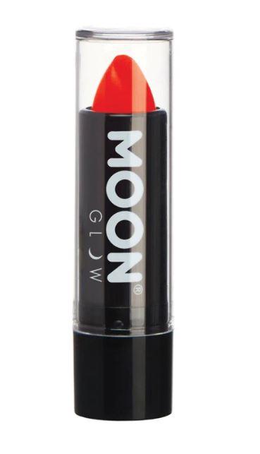 Neon UV Lipstick Red Moon Glow Cosmetics