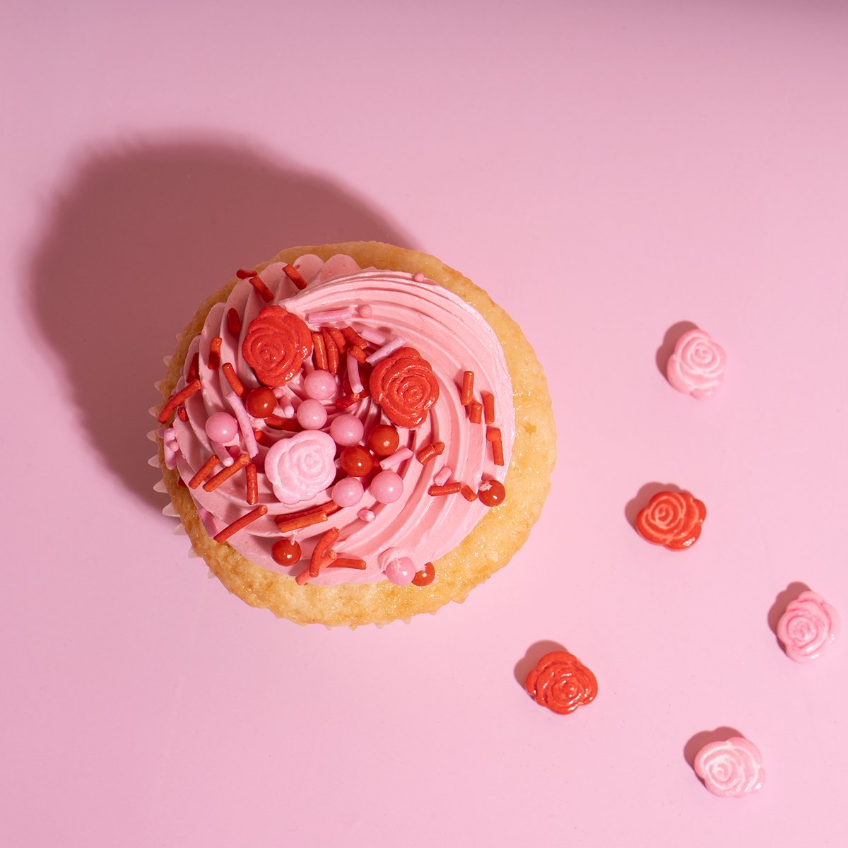Edible Decorations Sprinkles Love Valentine Flower/Floral Rose 70g