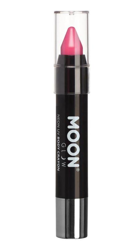 Neon UV Body Crayons Pink Moon Glow Cosmetics