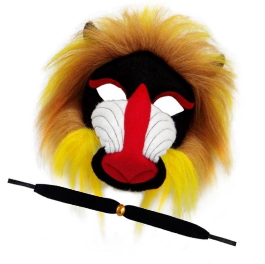 Animal Costume Mask Set Deluxe Baboon Monkey Last Chance Buy