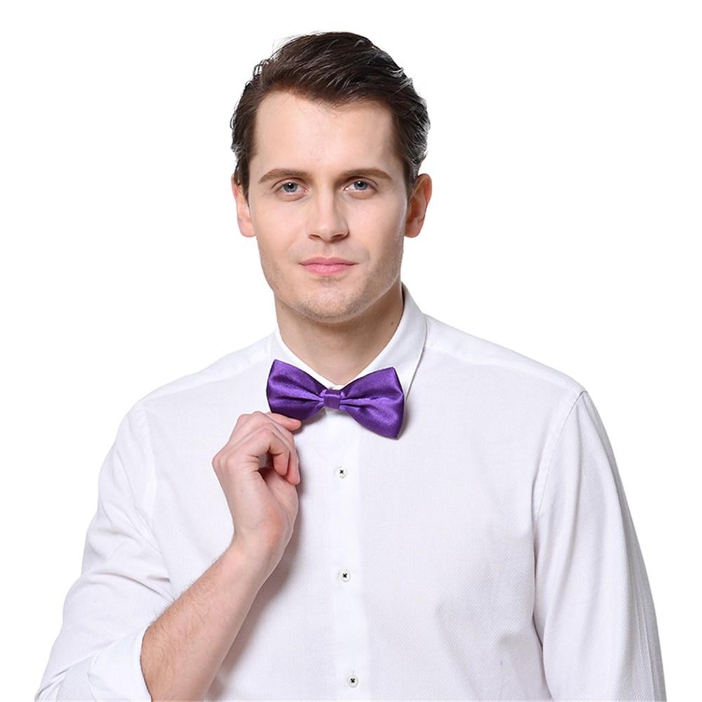 Purple Team Spirit Bow Tie Sports Supporter