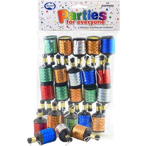 Party Popper Prismatic Noisemakers Pk/20