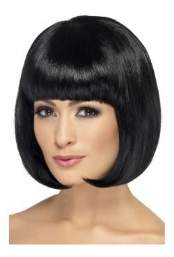 Wig Bob Black Deluxe Classic