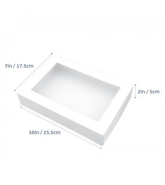 Biscuit/Bonbonnieres Box & Lid 25.5 X17.5 X5 cm Each