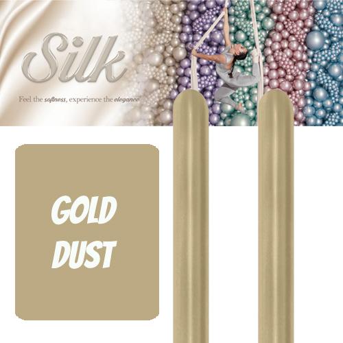 Balloon Modelling 260 Silk Gold Dust Pk 50
