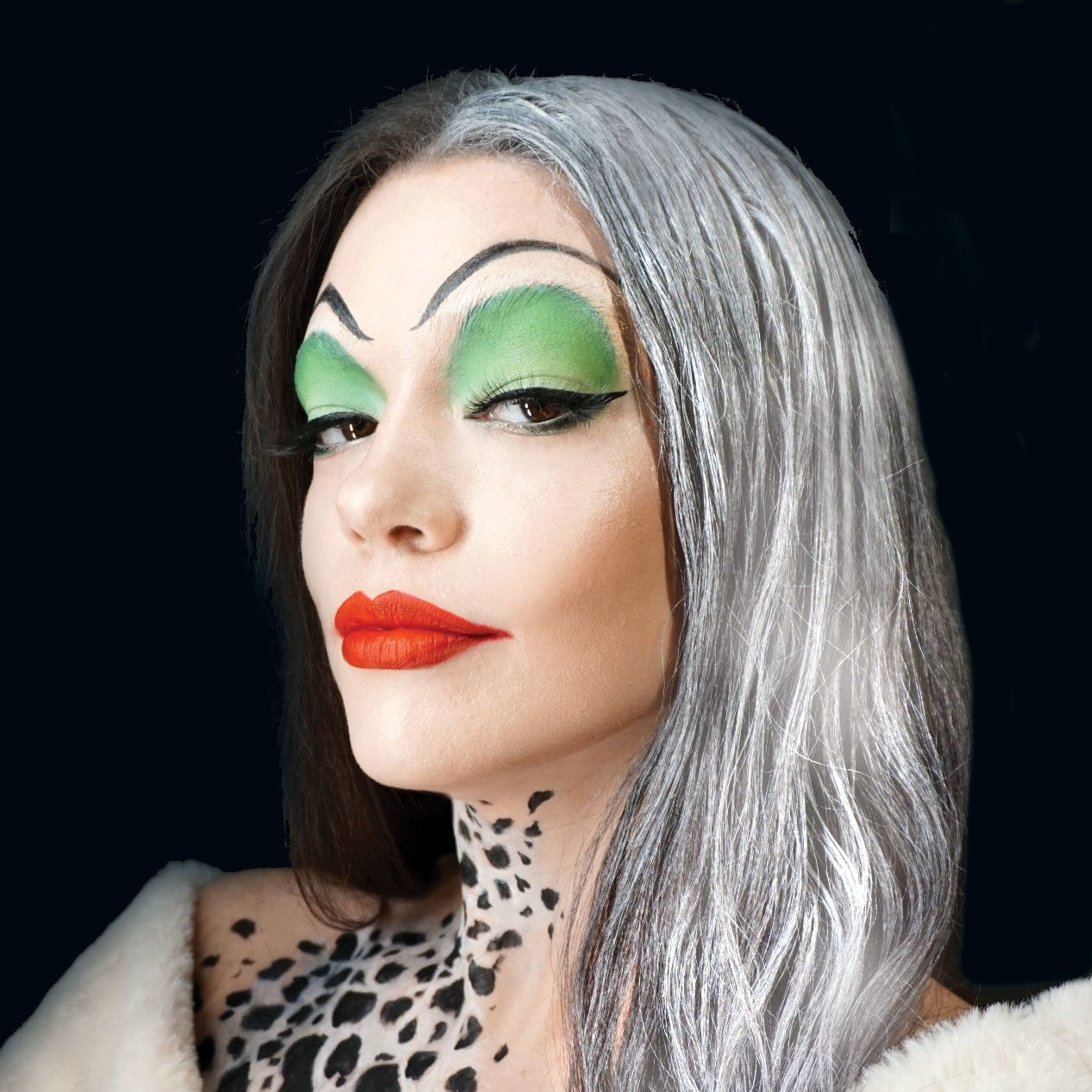 Mehron Hair Silver Colour With Brush 30ml