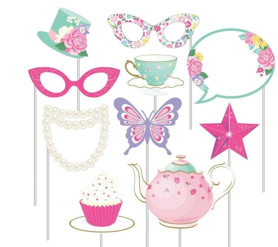 Photo Props Floral Tea Party Pk/10