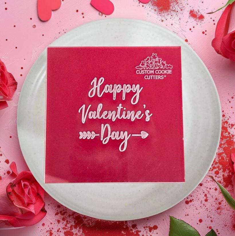 Happy Valentines Day Debosser Cookie/Biscuit Cutter