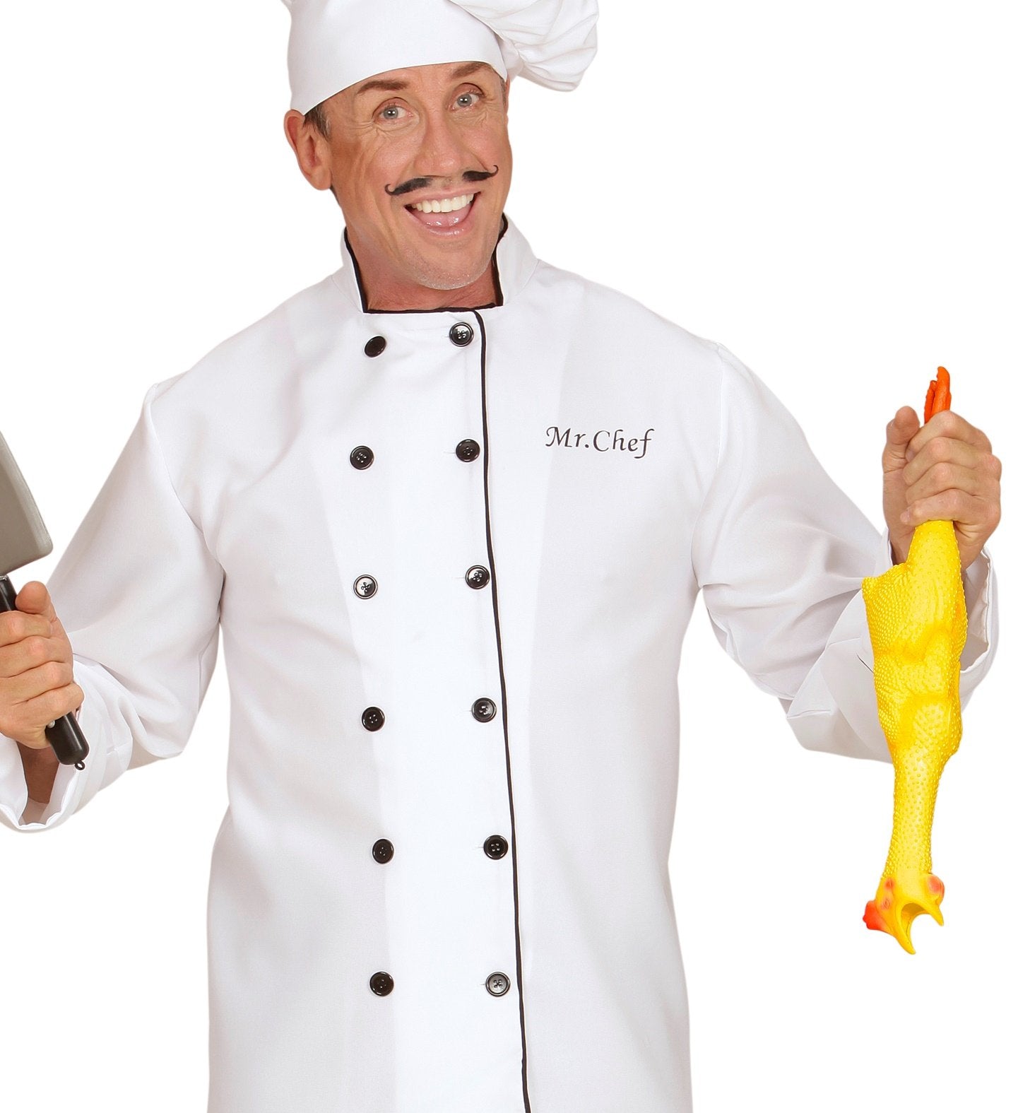 Plucked Fake Rubber Chicken / Rooster/ Hen Joke 50cm Long