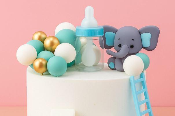 Cake Topper/Decorating Baby Boy Blue Set Its a Boy/Gender Reveal