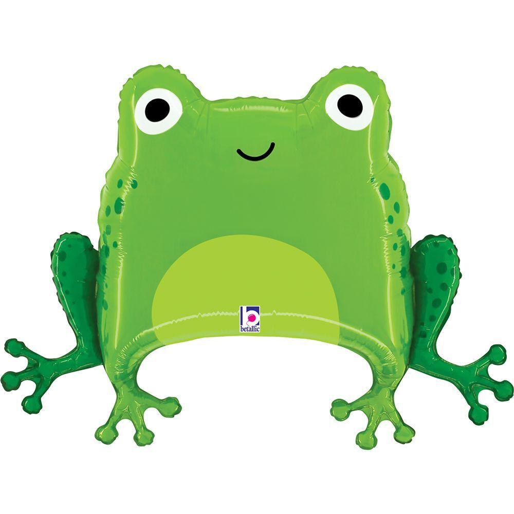 Balloon Foil Shape Eye Popping Walking Frog 70cm