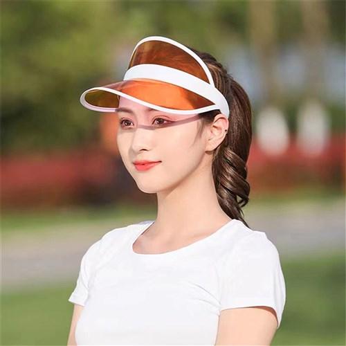 Hat Casino Card Dealer Orange Team Spirit Sun Visor 1980s