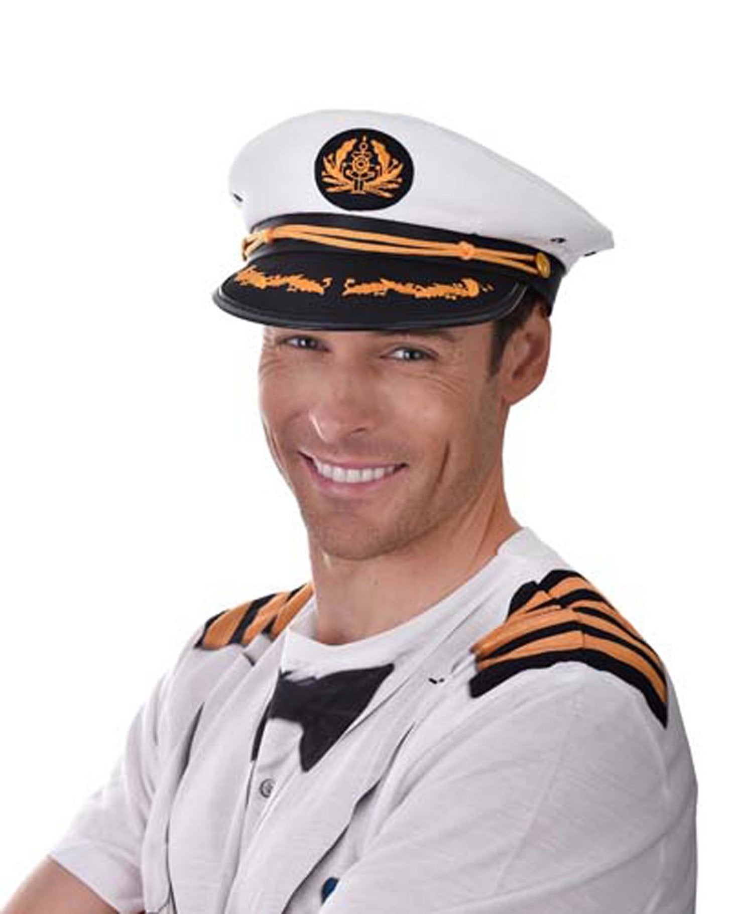 Hat Adult Yacht Ships Captain Admiral Skipper