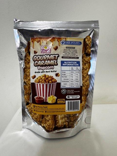 Confectionary Gourmet Caramel Popcorn 125g
