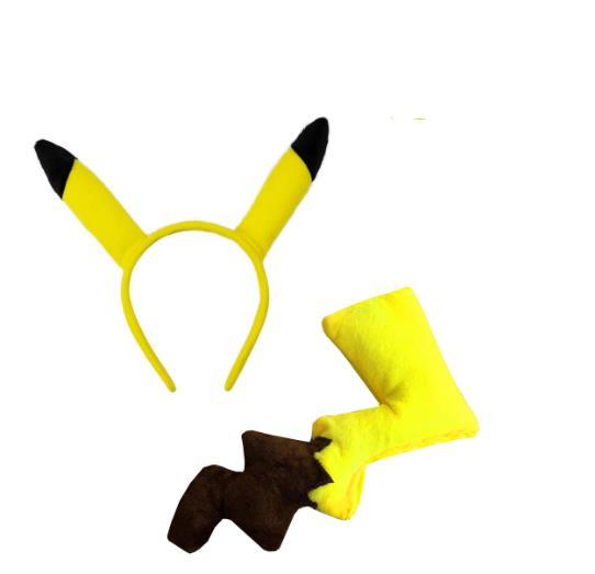Costume Child Kit Electric Animal Yellow/Black Includes Ears and Tail