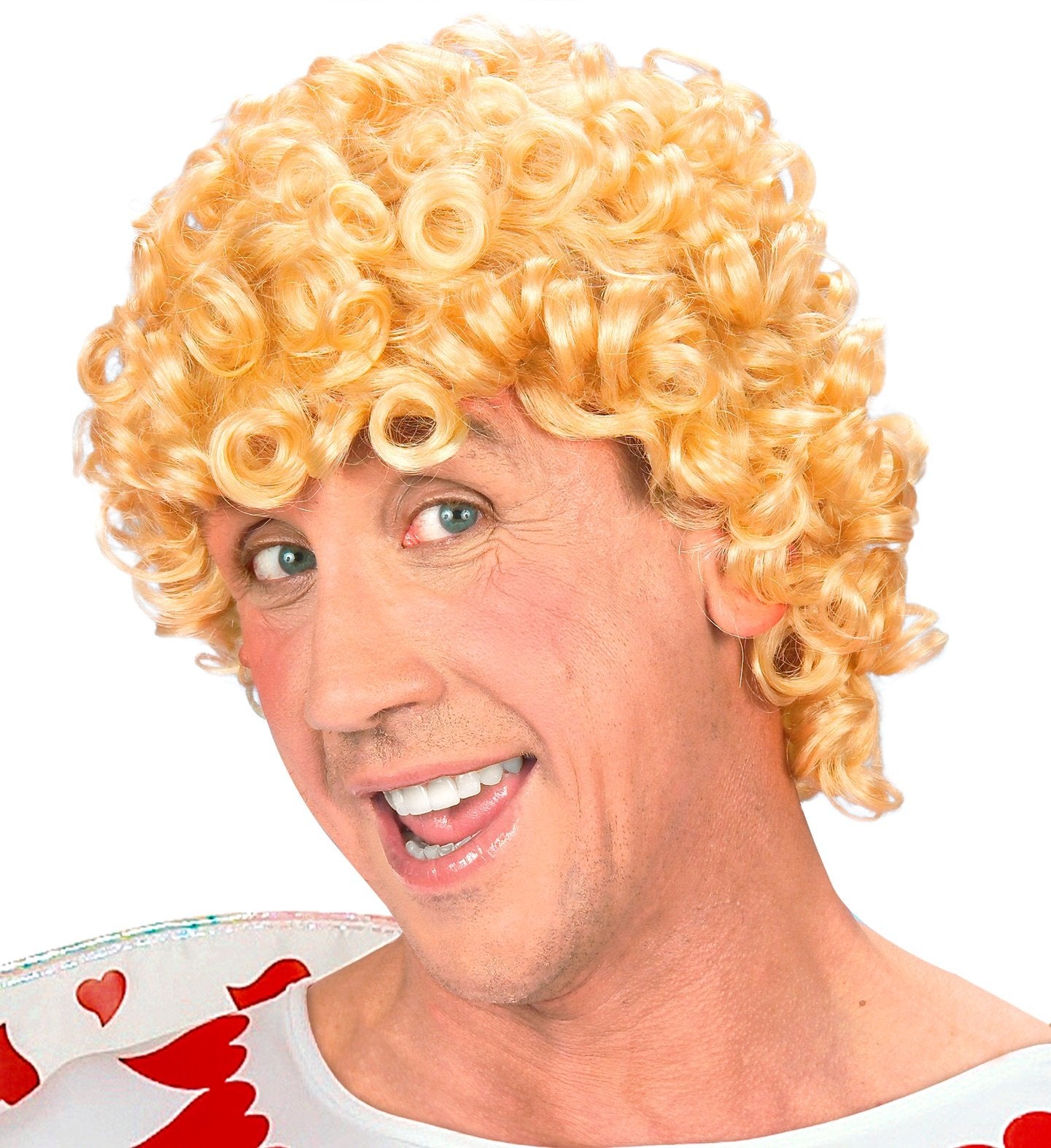 Wig Blonde Curly Cupid/Goldilocks Costume Accessory
