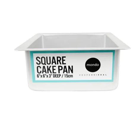 Cake Tin Square Mondo 3 Inch Deep