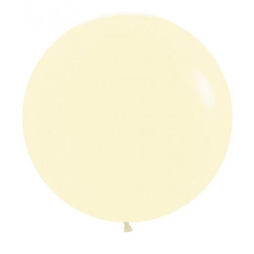 Balloons 60cm Pastel Matte Yellow Sempertex Pk 10