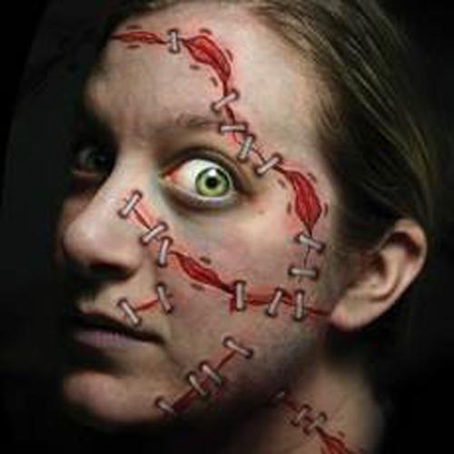 Temporary Tattoos Fx Stapled & Stitched Up Trauma Kit Pk/11 Tinsley Brand