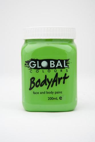 Face Paint Green Light Lime 200ml Pot