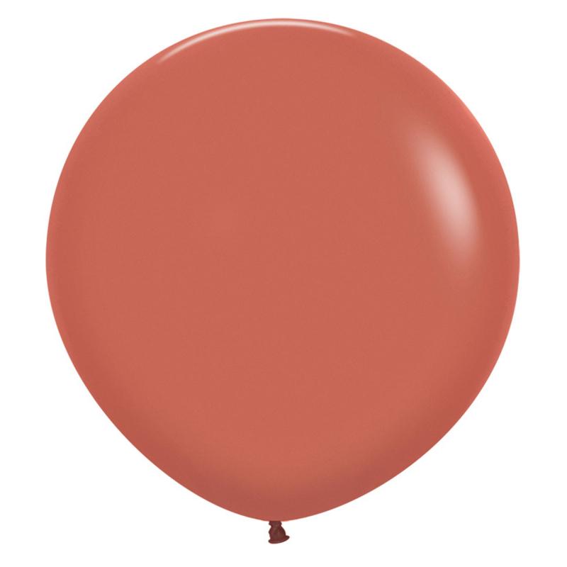 Balloons 60cm Fashion Terracotta Sempertex Pk 3