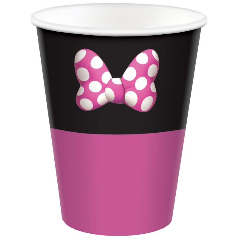 Minnie Mouse Forever Cups Paper 266ml Pk/8 - Last Chance
