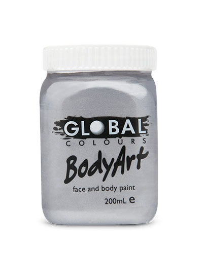 Face Paint Metallic Silver 200ml