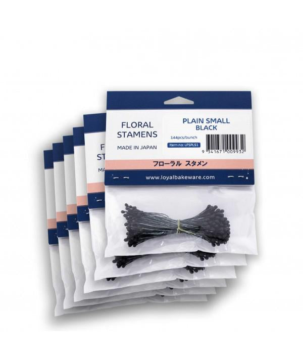 Stamen Plain Small Black Pk 144